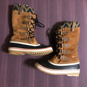 Sorel Women's Joan of Arctic Knit II, Elk Size 7